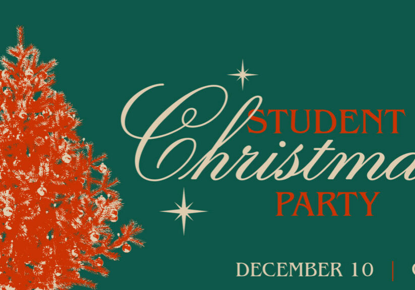 Student Christmas Party HD Title Slide