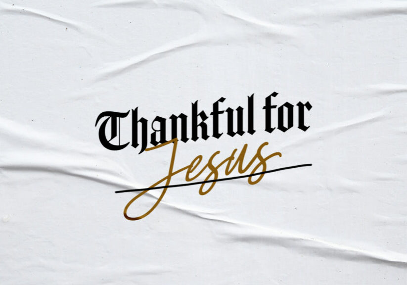 Thankful for Jesus HD Title Slide