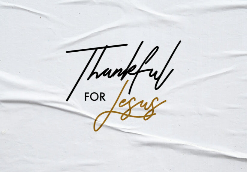 Thankful for Jesus HD Title Slide