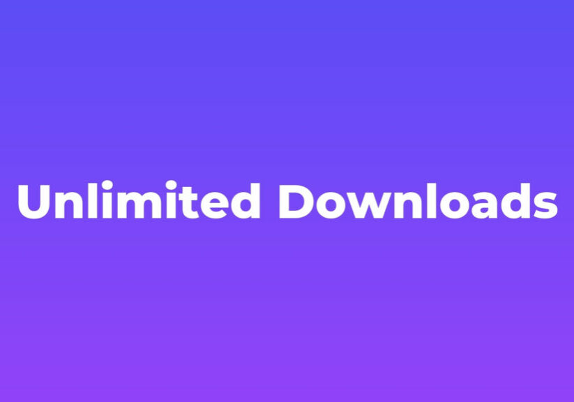 Unlimited Downloads Subscription