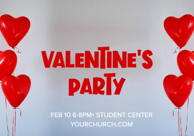 Valentines Party HD Title Slide