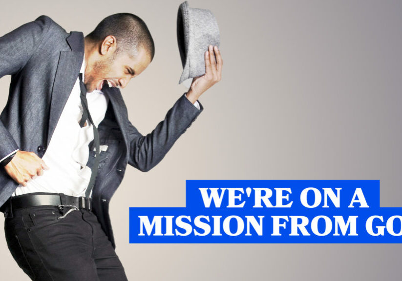 We're on a Mission From God HD Title Slide