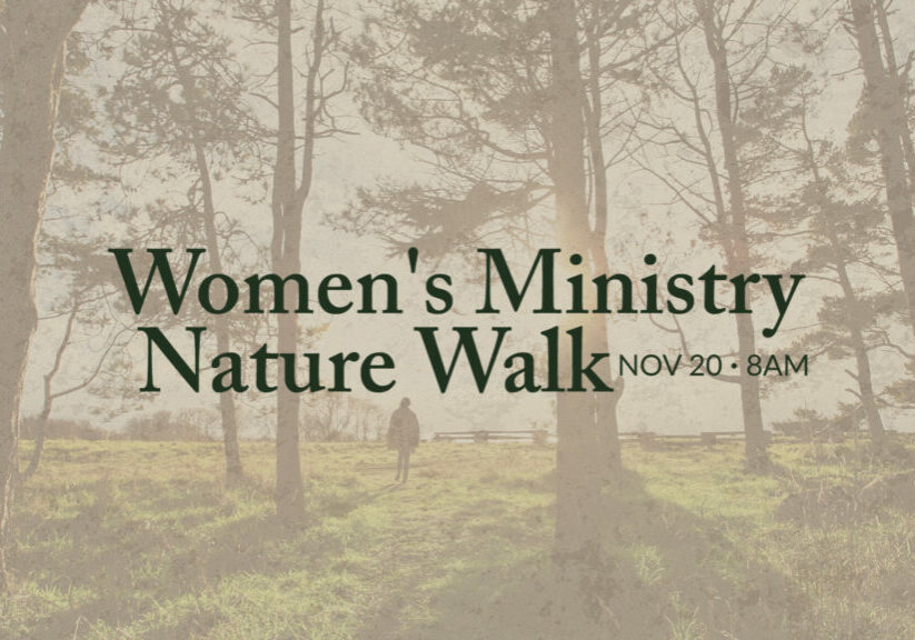 Womens Ministry Nature Walk HD Title Slide