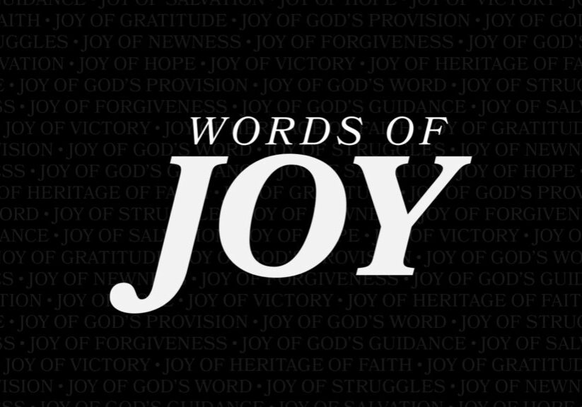 Words of Joy HD Title Slide