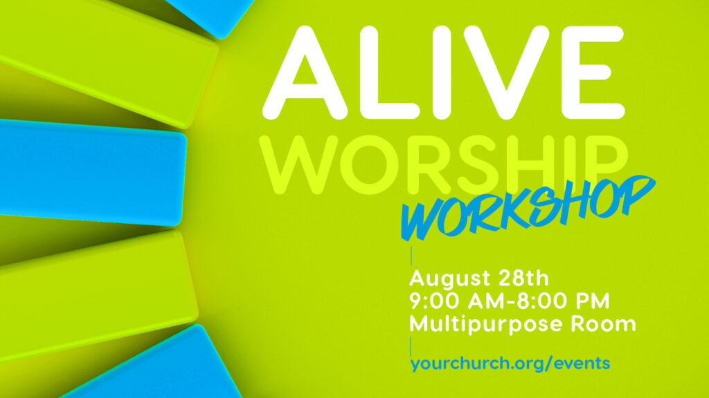 Alive Worship Workshop HD Title Slide