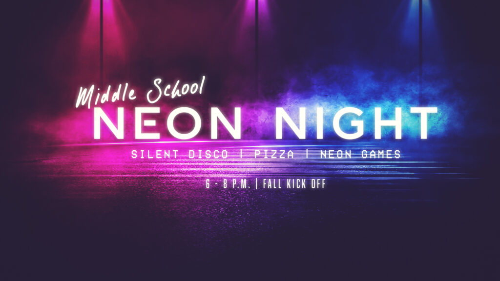 Neon Night HD Title Slide