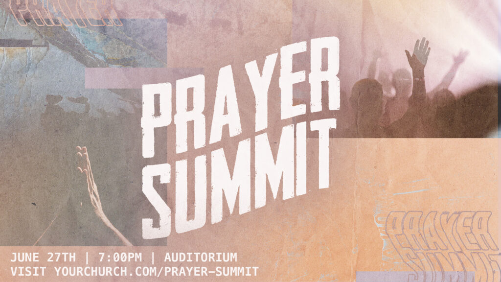 Prayer Summit HD Title Slide