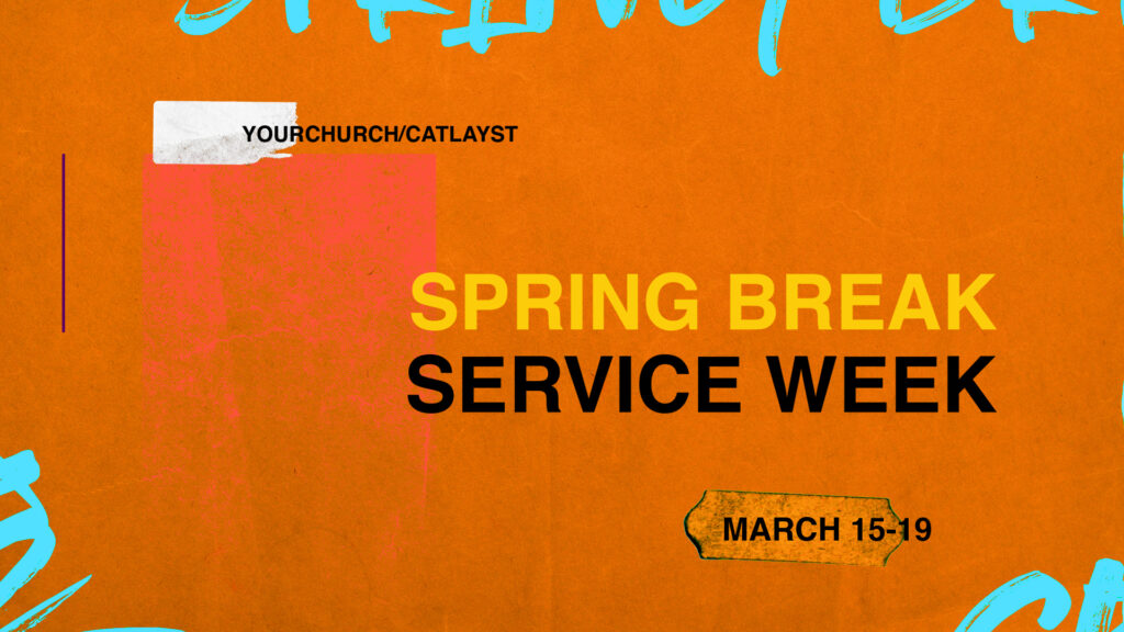 Spring Break Service Week HD Title Slide