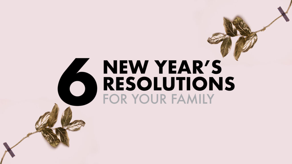6 New Year's Resolutions for your family HD Title Slide