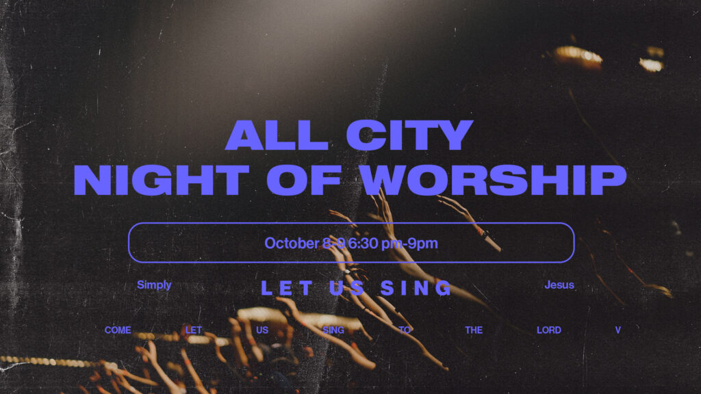 All City Night of Worship HD Title Slide