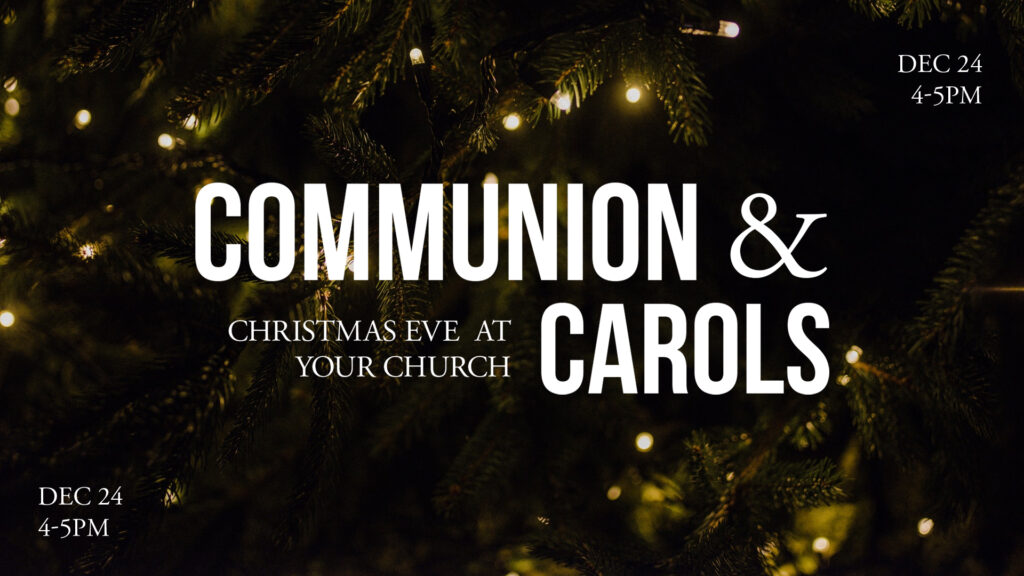 Communion and Carols HD Title Slide