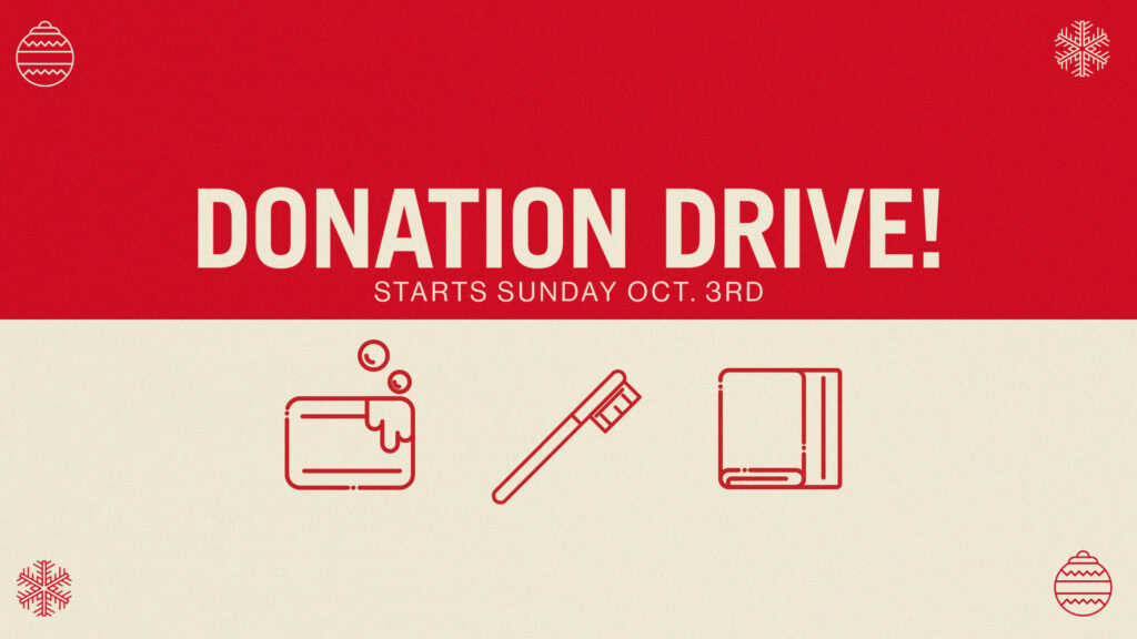 Donation Drive HD Title Slide