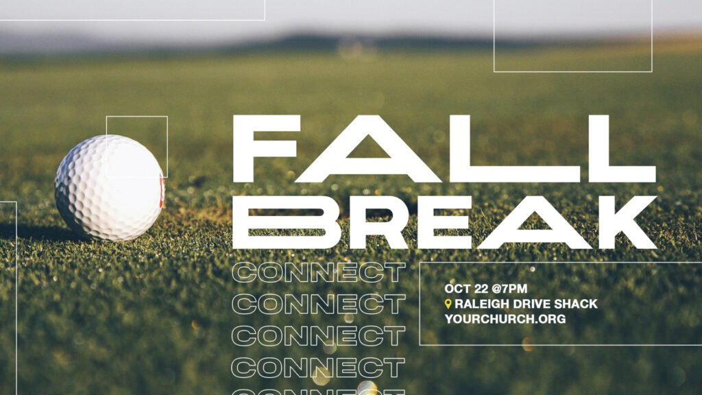 Fall Break Connect HD Title Slide