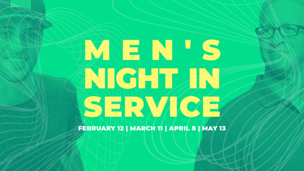 Men's Night in Service HD Title Slide