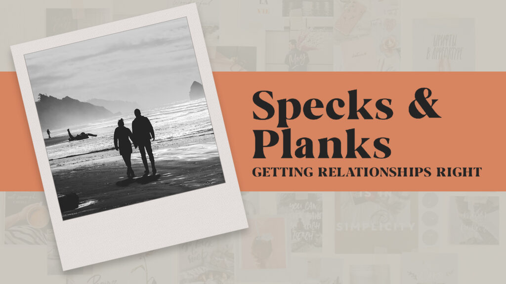 Specks & Planks HD Title Slide