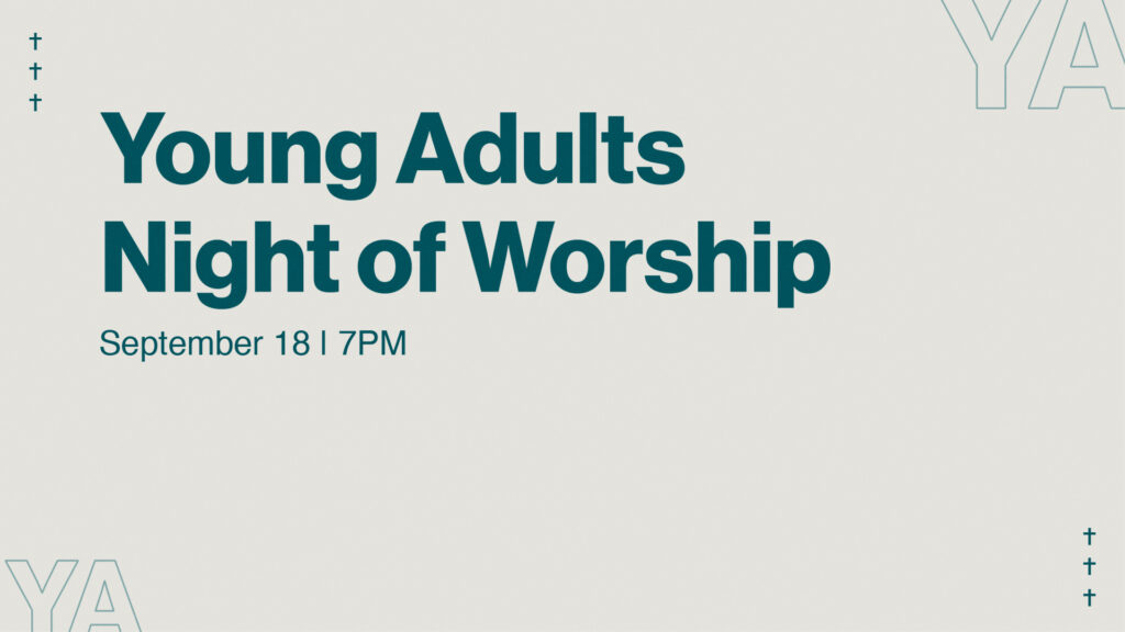 Young Adults Night of Worship HD Title Slide