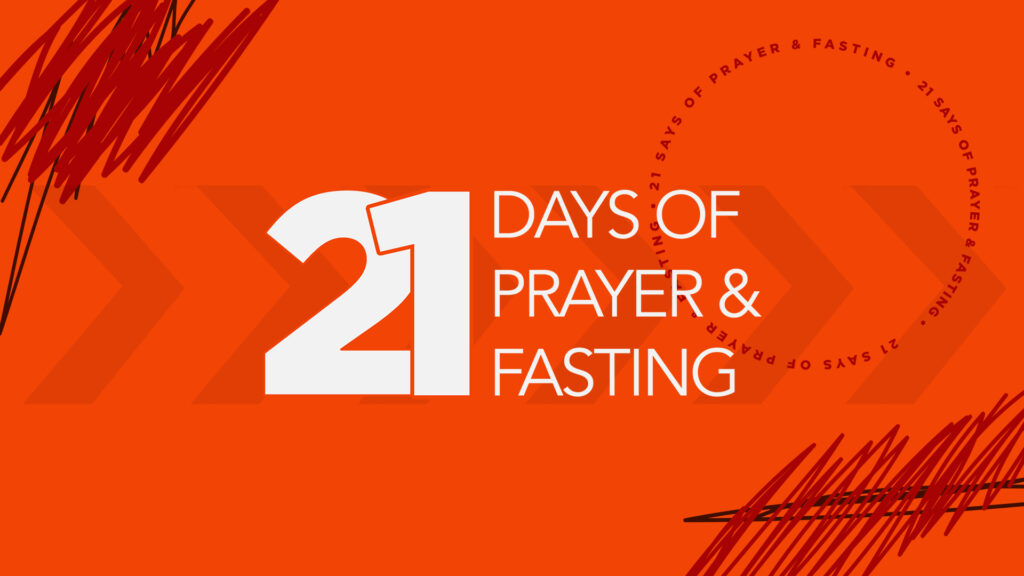 21 Days of Prayer & Fasting HD Title Slide