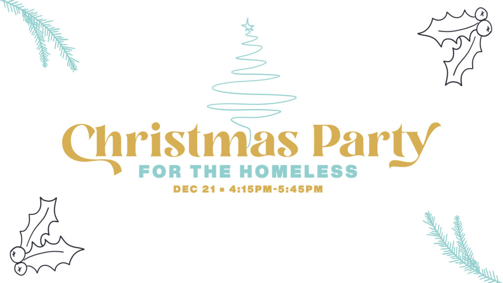 Christmas Party for the Homeless HD Title Slide