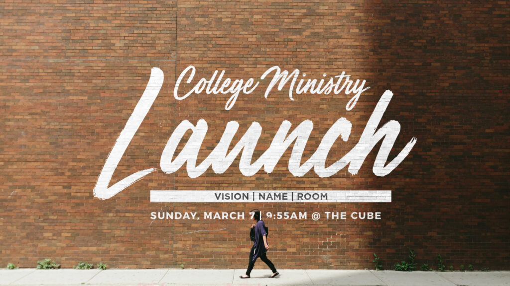 College Ministry Launch HD Title Slide