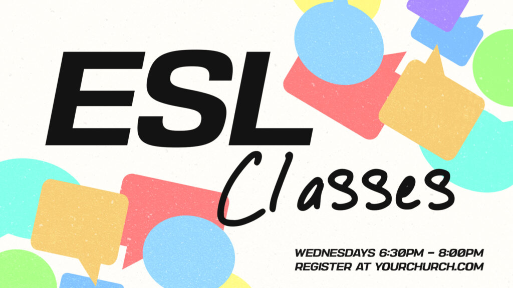 ESL Classes HD Title Slide