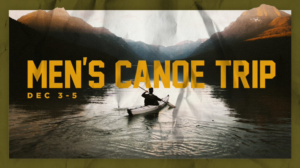 Men's Canoe Trip HD Title Slide