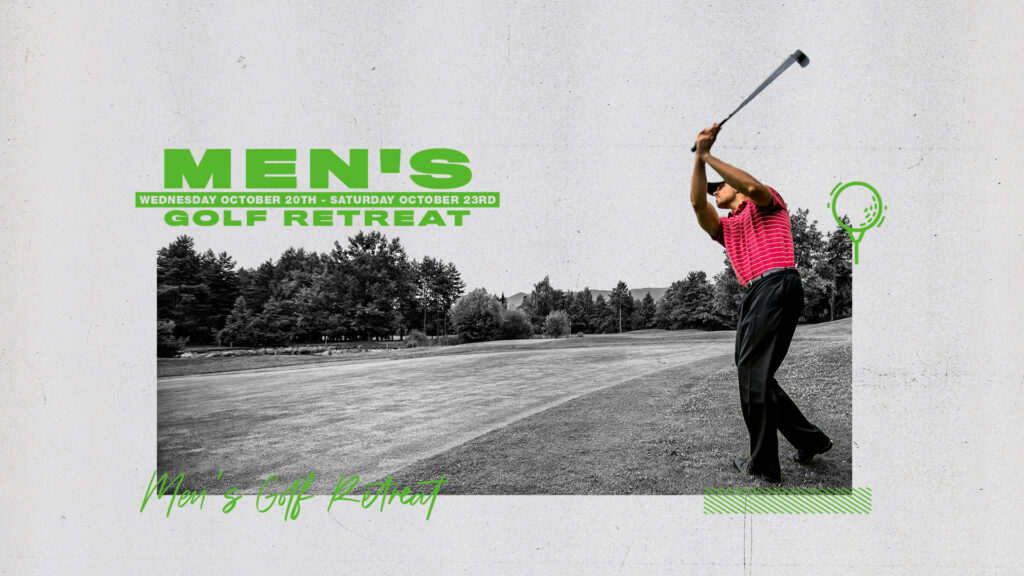 Men's Golf Retreat HD Title Slide
