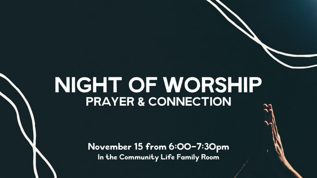 Night of Worship, Prayer & Connection HD Title Slide