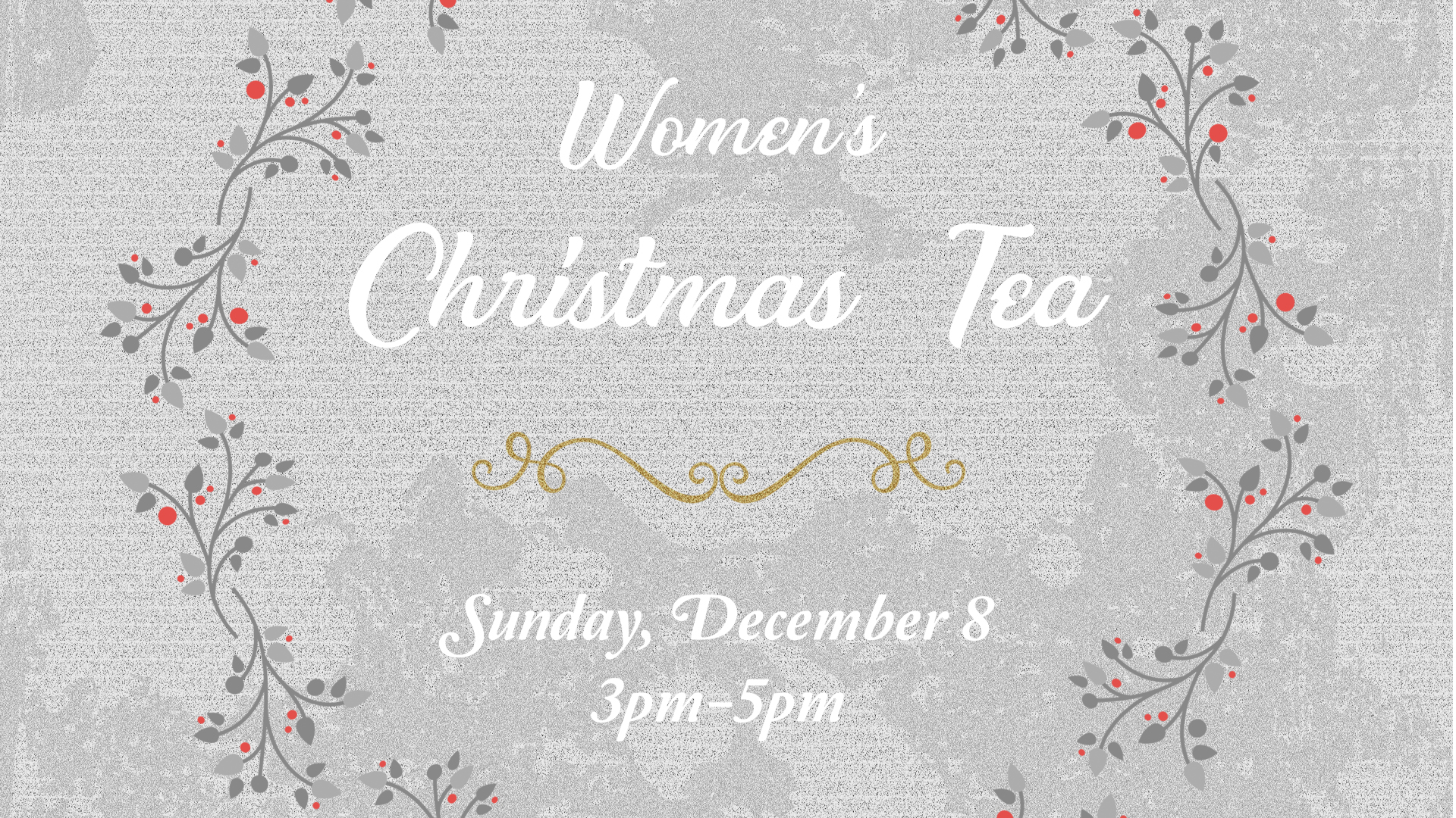 Women's Christmas Tea By The Squad