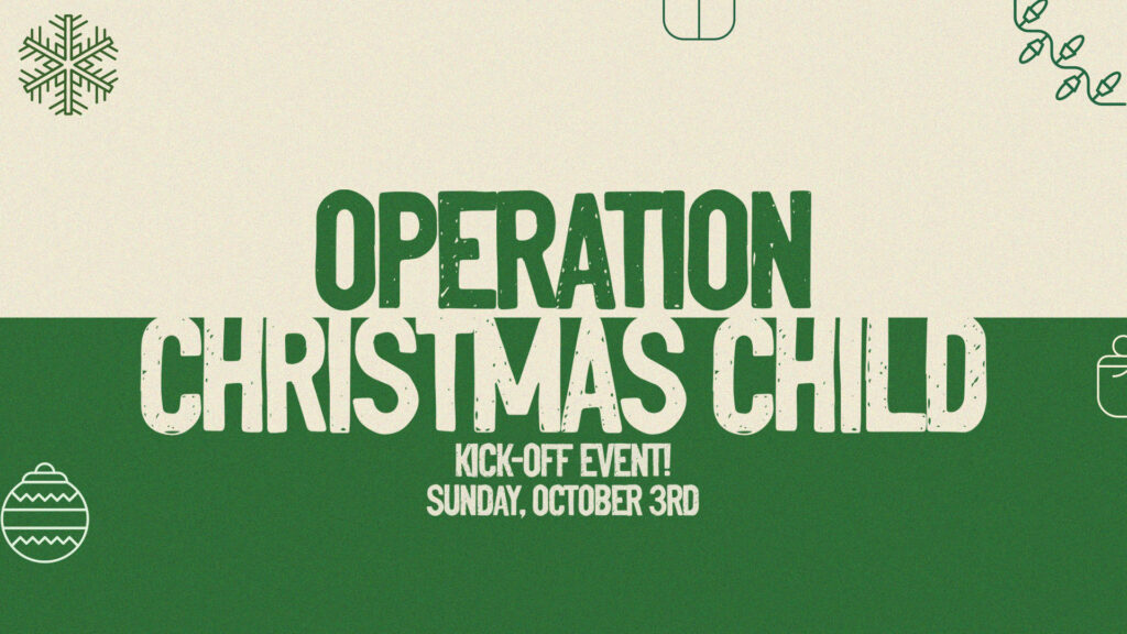 Operation Christmas Child HD Title Slide