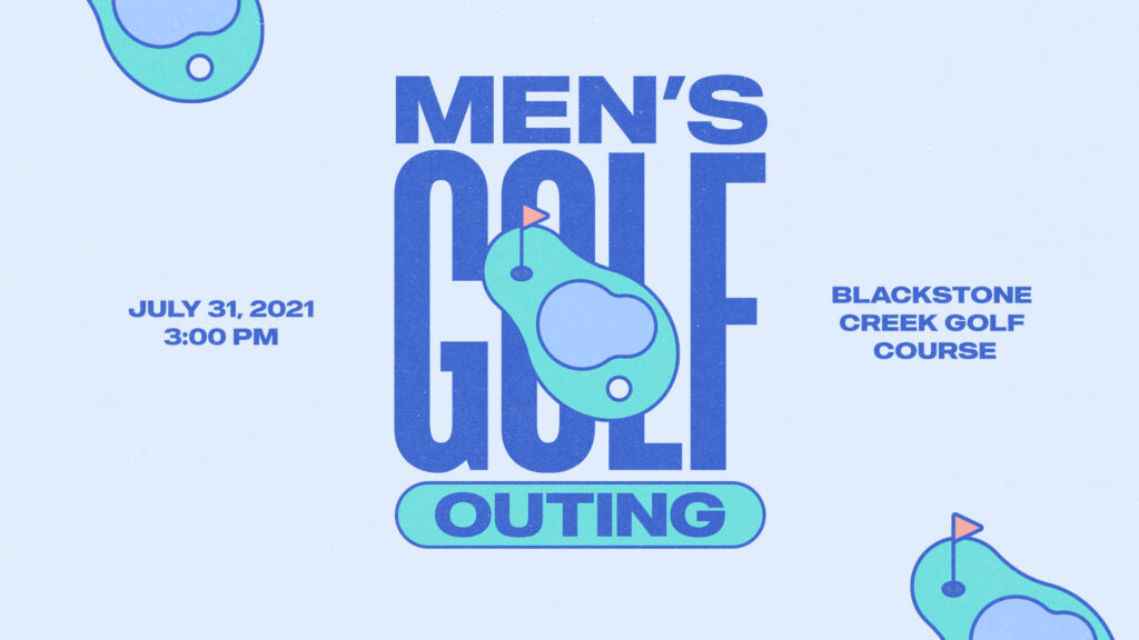 Men's Golf Outing HD Title Slide