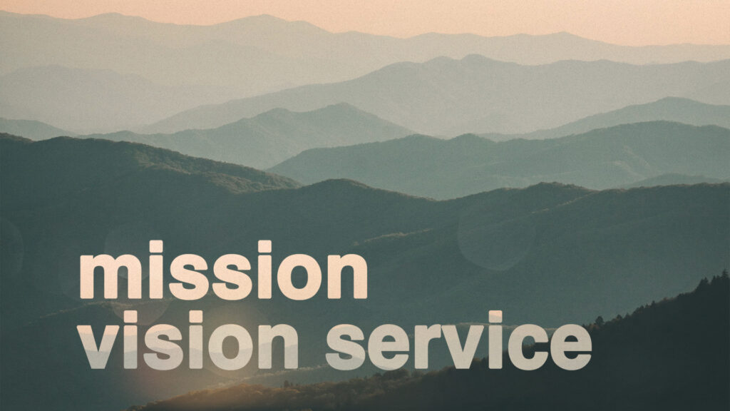 Mission Vision Service HD Title Slide