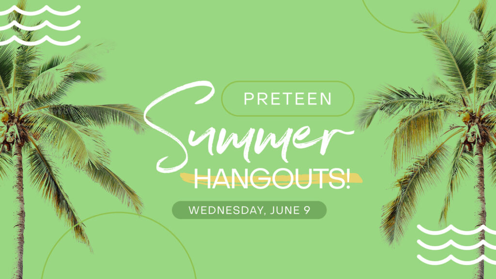 Preteen Summer Hangout HD Title Slide