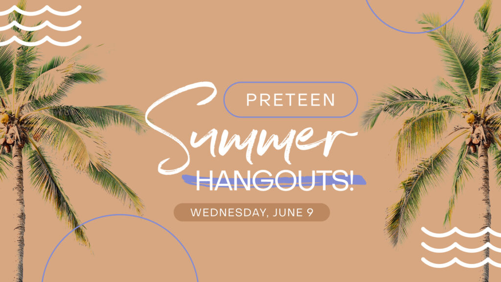 Preteen Summer Hangout HD Title Slide