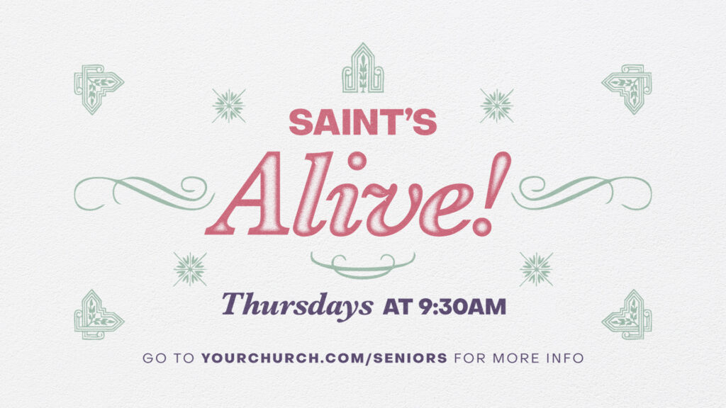 Saints Alive HD Title Slide