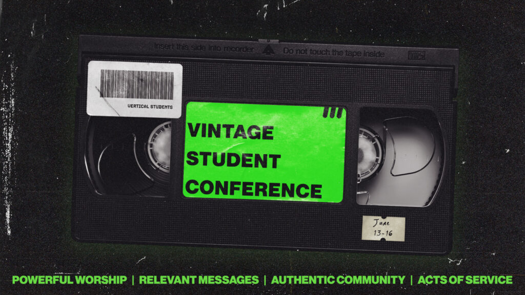 Vintage Student Conference HD Title Slide