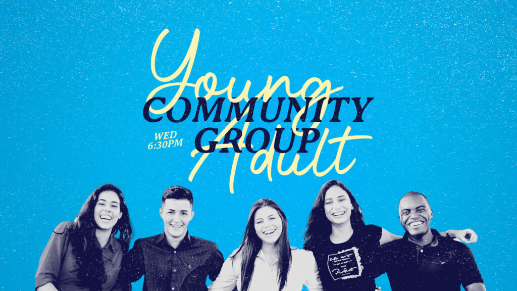 Young Adult Community Group HD Title Slide