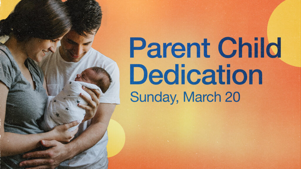 Parent Child Dedication HD Title Slide