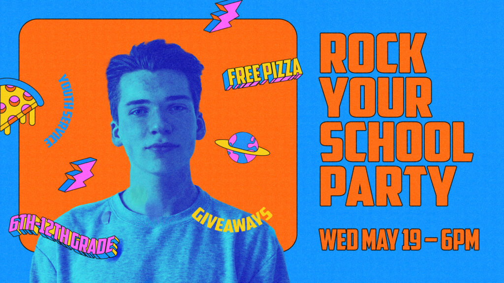 Rock Your School Party HD Title Slide